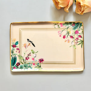 Metal Rectangle Tray - Windsor Bloom