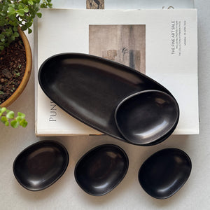 Oval Serving Platters, Gift Set of 5 - Uma