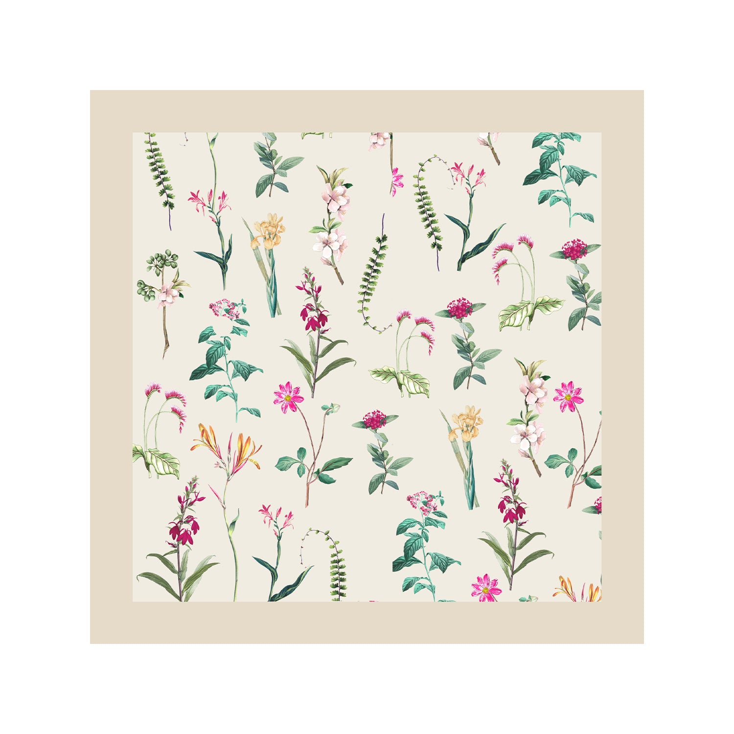 Printed Cocktail Napkins - Set of 4