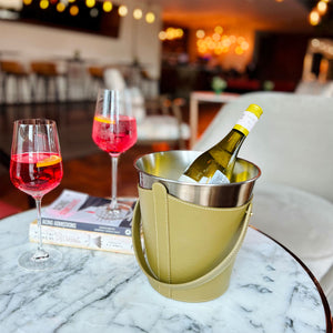 Wine Chiller - Bella Pelle Casa (Olive)