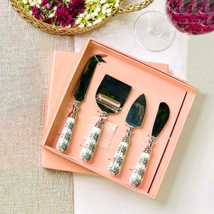 Cheese Knives, Set of 4 - Rambagh Regalia