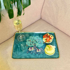 Metal Rectangle Tray - Royal Rambagh