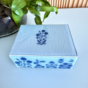 Bevelled Glass Keepsake Box - Royal Malabar