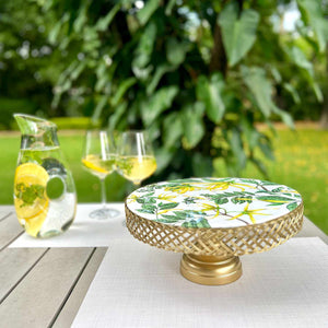 Cake Stand - Borneo Botanicals, Citrine