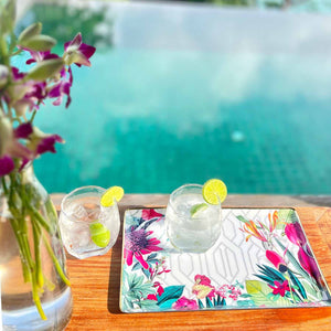 Serving Tray, Medium Rectangle - Chilean Blanco