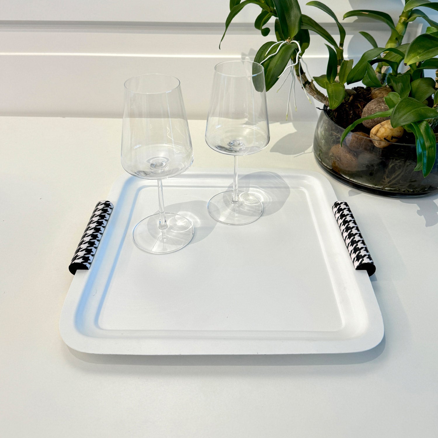 Square Serving Tray - Uma Black