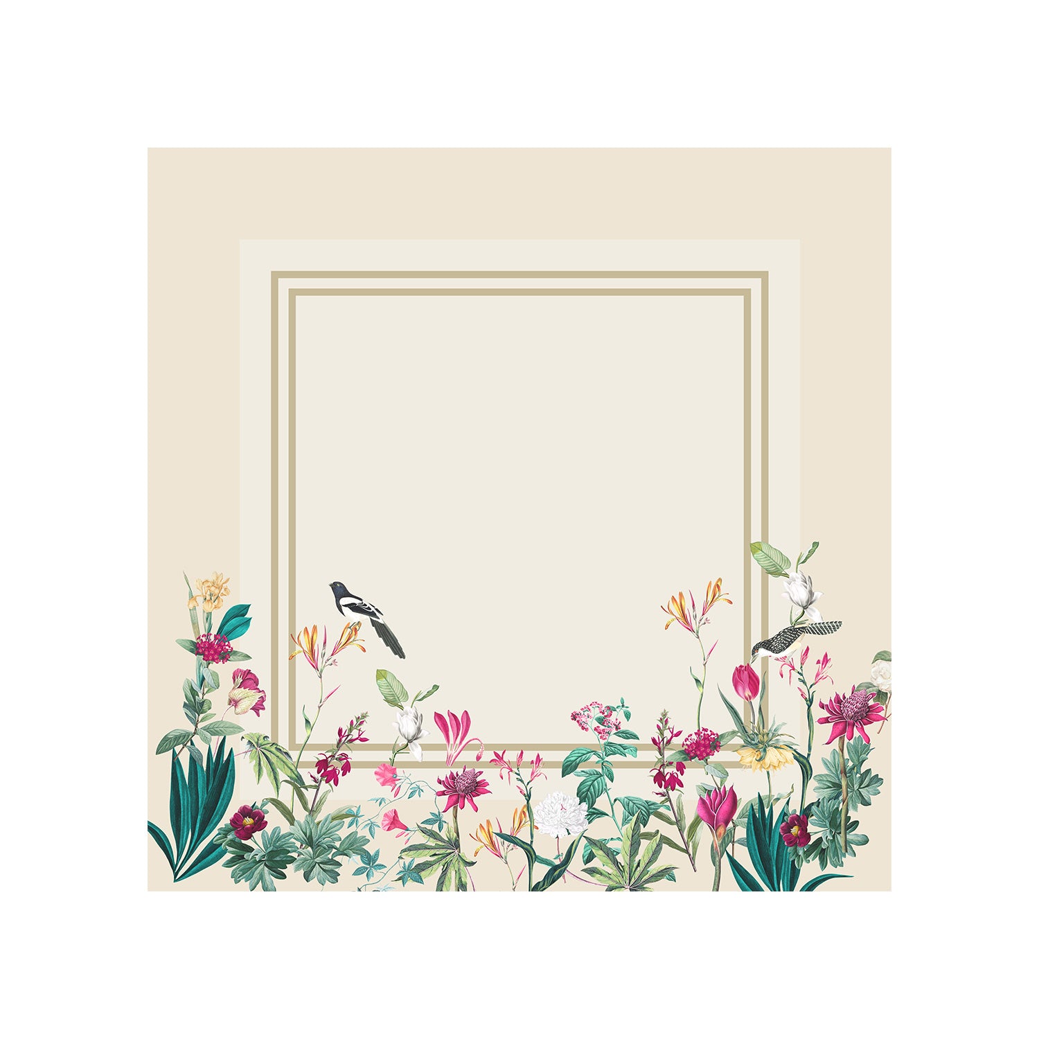 Printed Table Napkins - Set of 4
