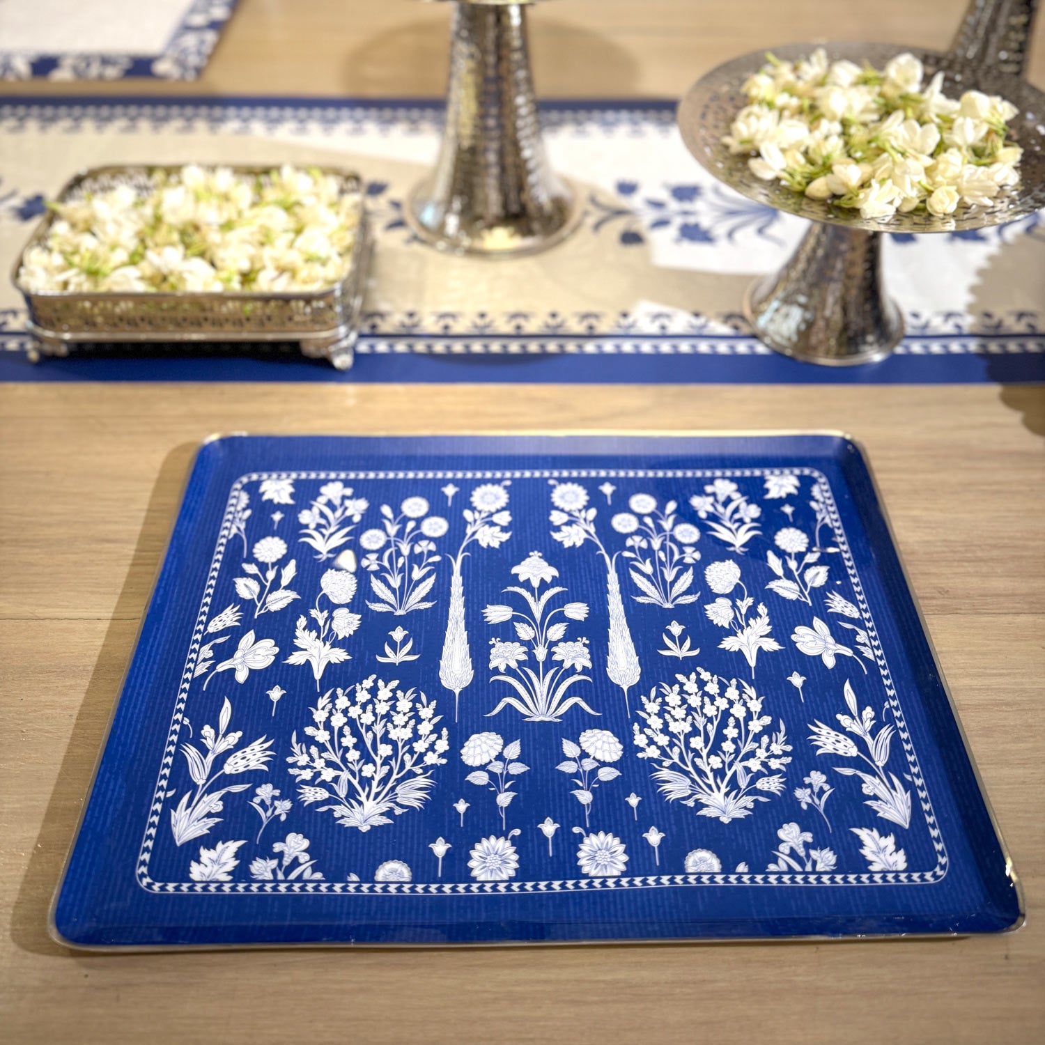 Royal Malabar Metal Rectangle Tray