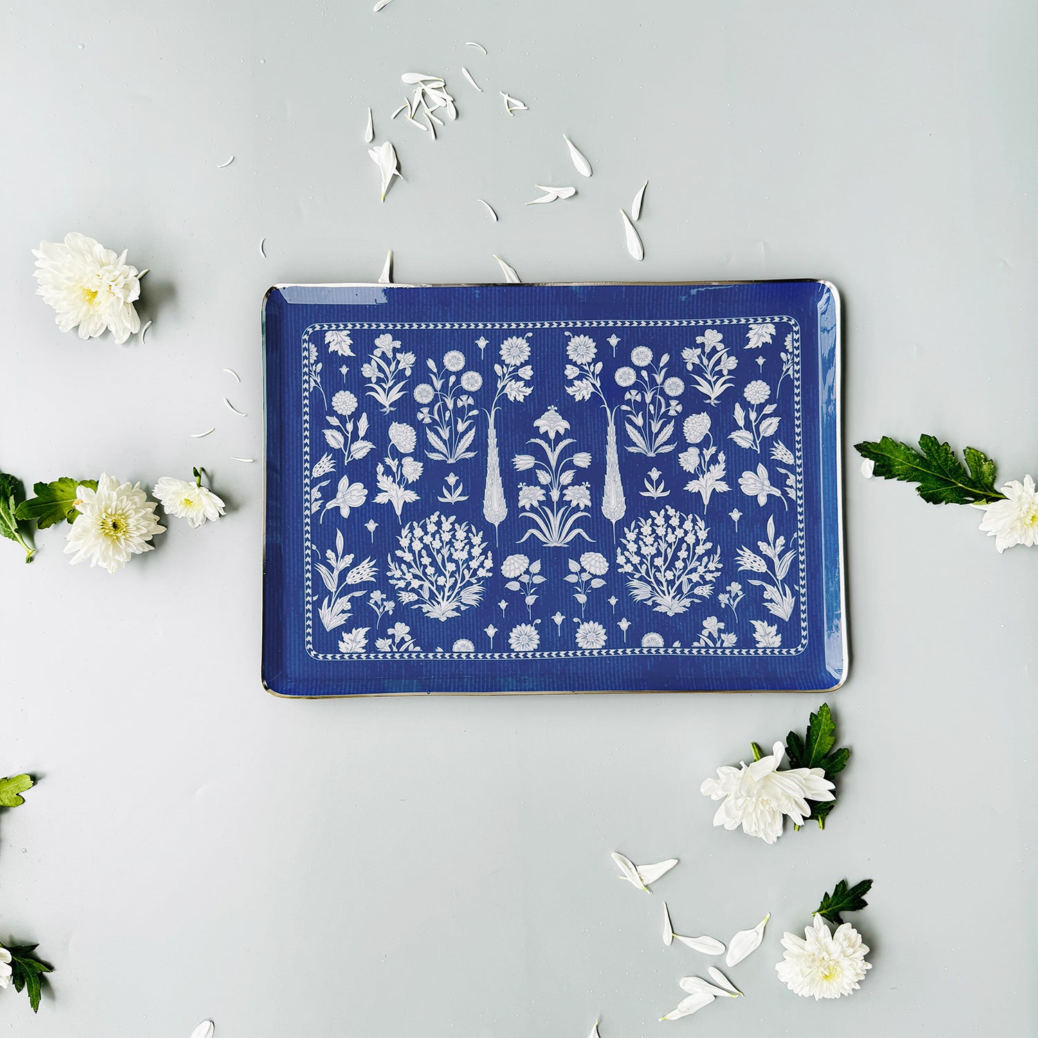 Royal Malabar Metal Rectangle Tray