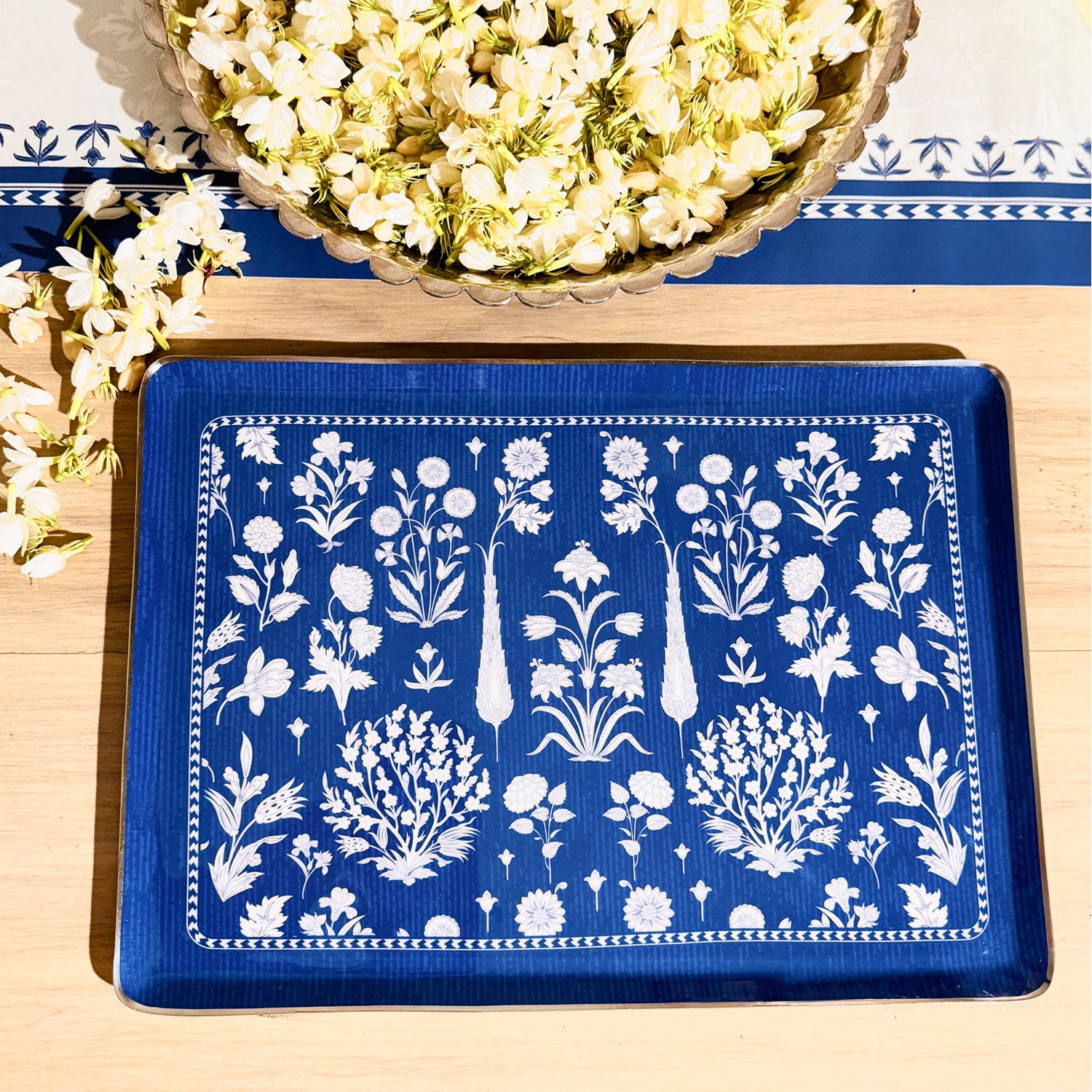 Royal Malabar Metal Rectangle Tray