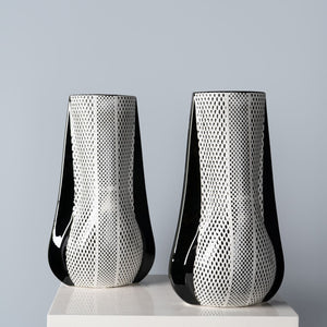 Massai Stipe Ceramic Vase