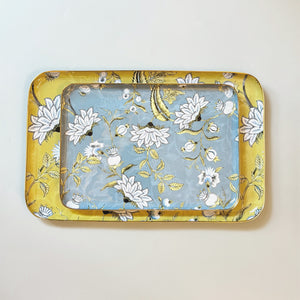 Metal Serving Platters, Gift Set of 2 - Ethnic Chintz