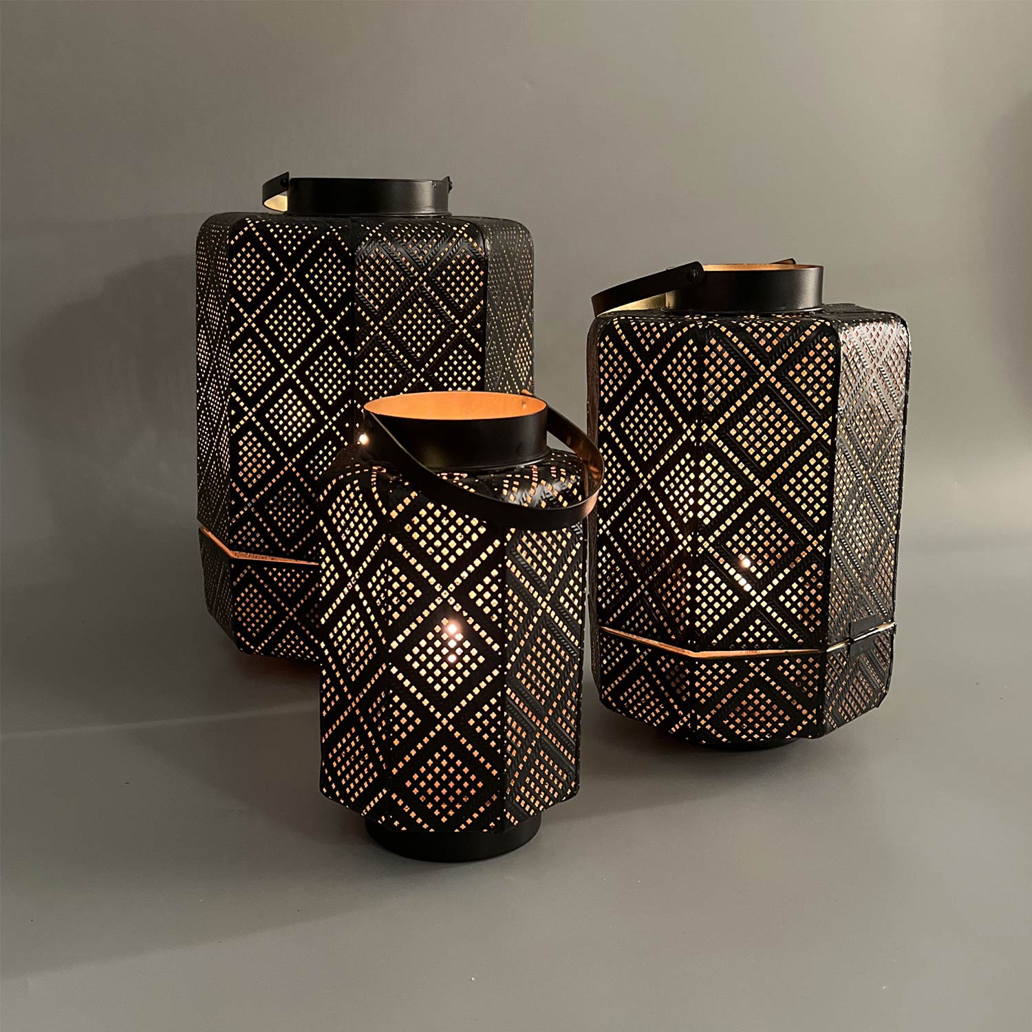 Marrakech Lanterns - set of 3