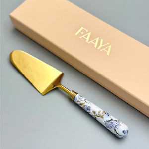 Single Cake Server  -  Ethnic Chintz