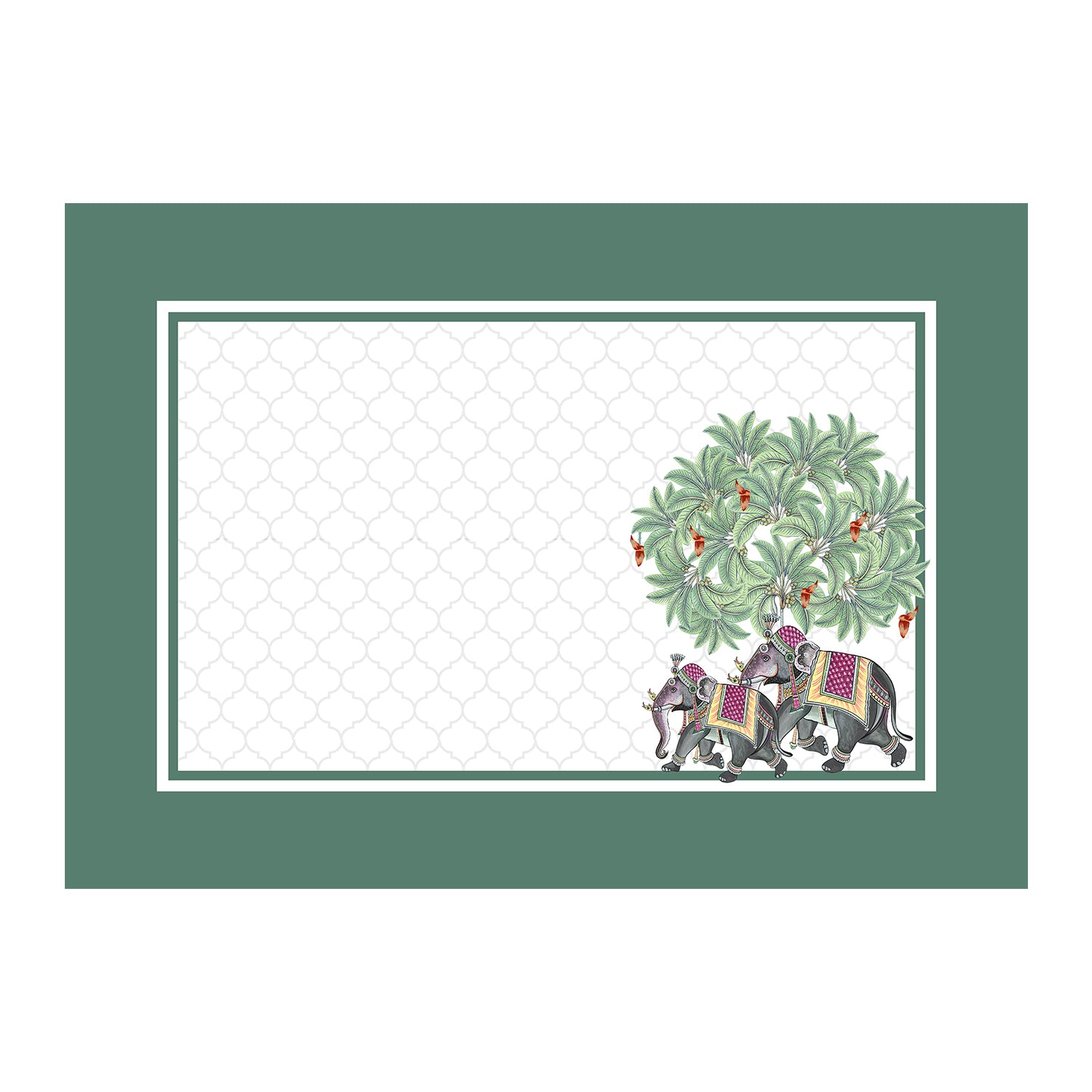 Printed Table Mats - Set of 4