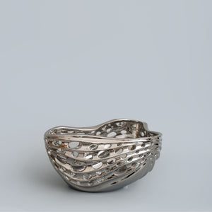 Filigree Pewter Vase