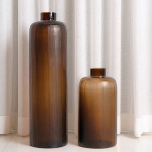 Missile Vase Dark Smoke Brown