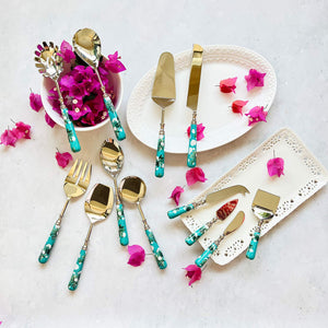 Serving Cutlery, Gift Set of 12 - Chilean Deco