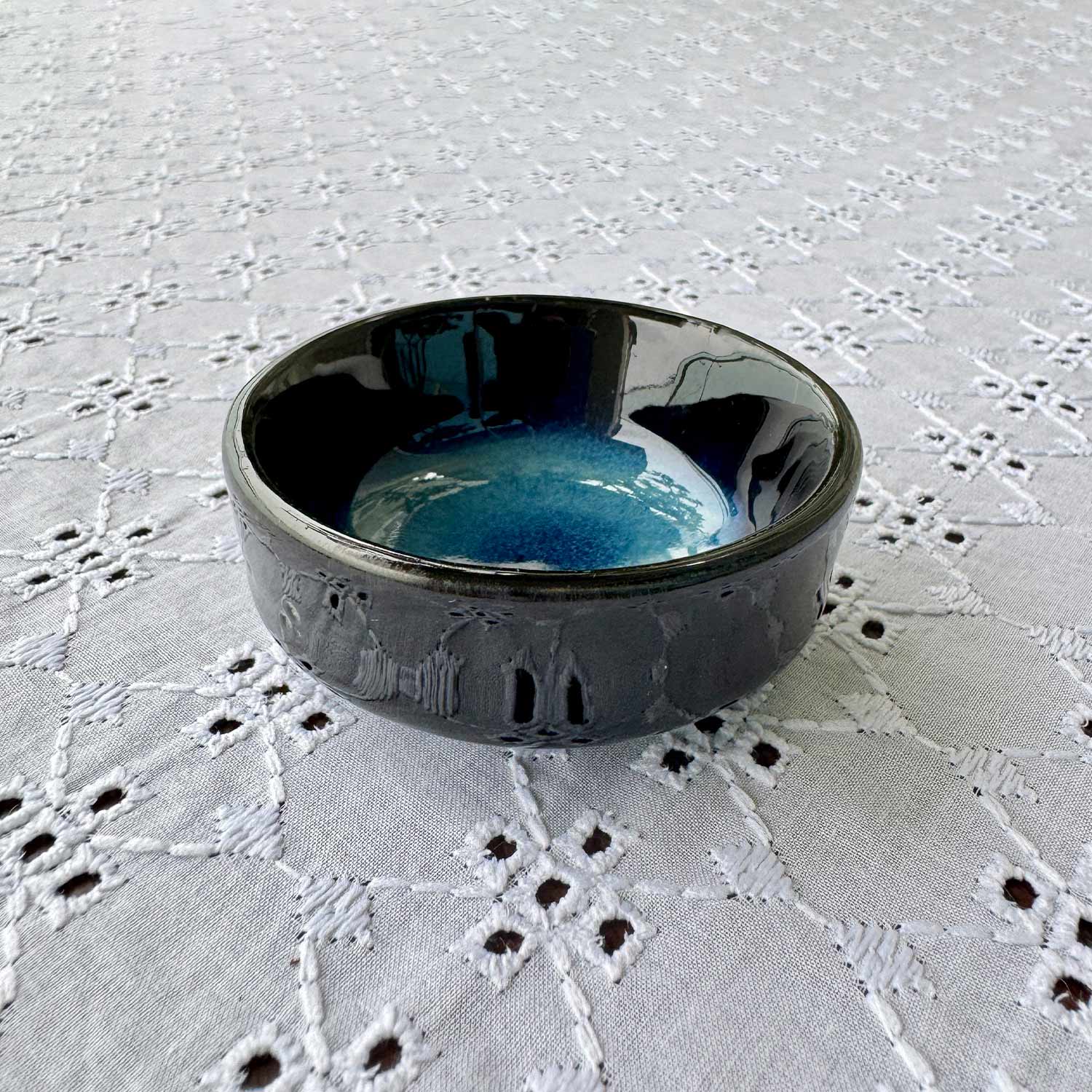 Ceramic Dip Bowl Small - Blue