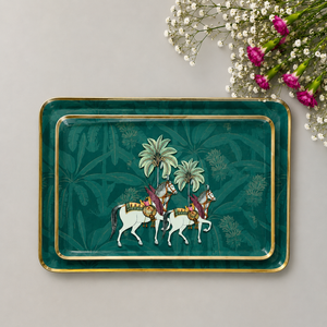 Metal Rectangle Tray - Royal Rambagh