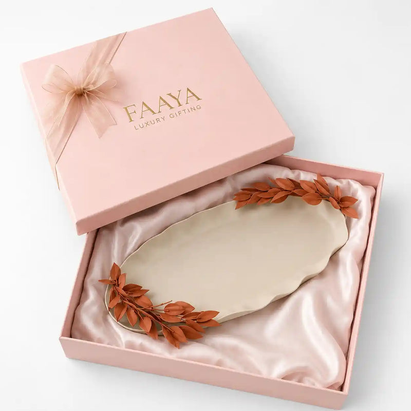 Rust Leaf Platter