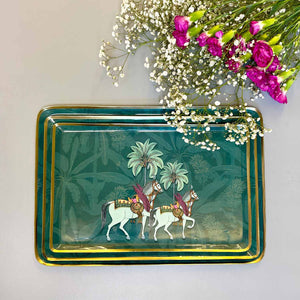 Metal Rectangle  Tray - Royal Rambagh