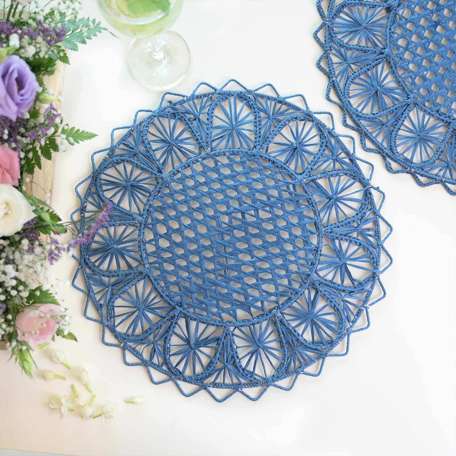 Raffia Table Mat - Set of 2