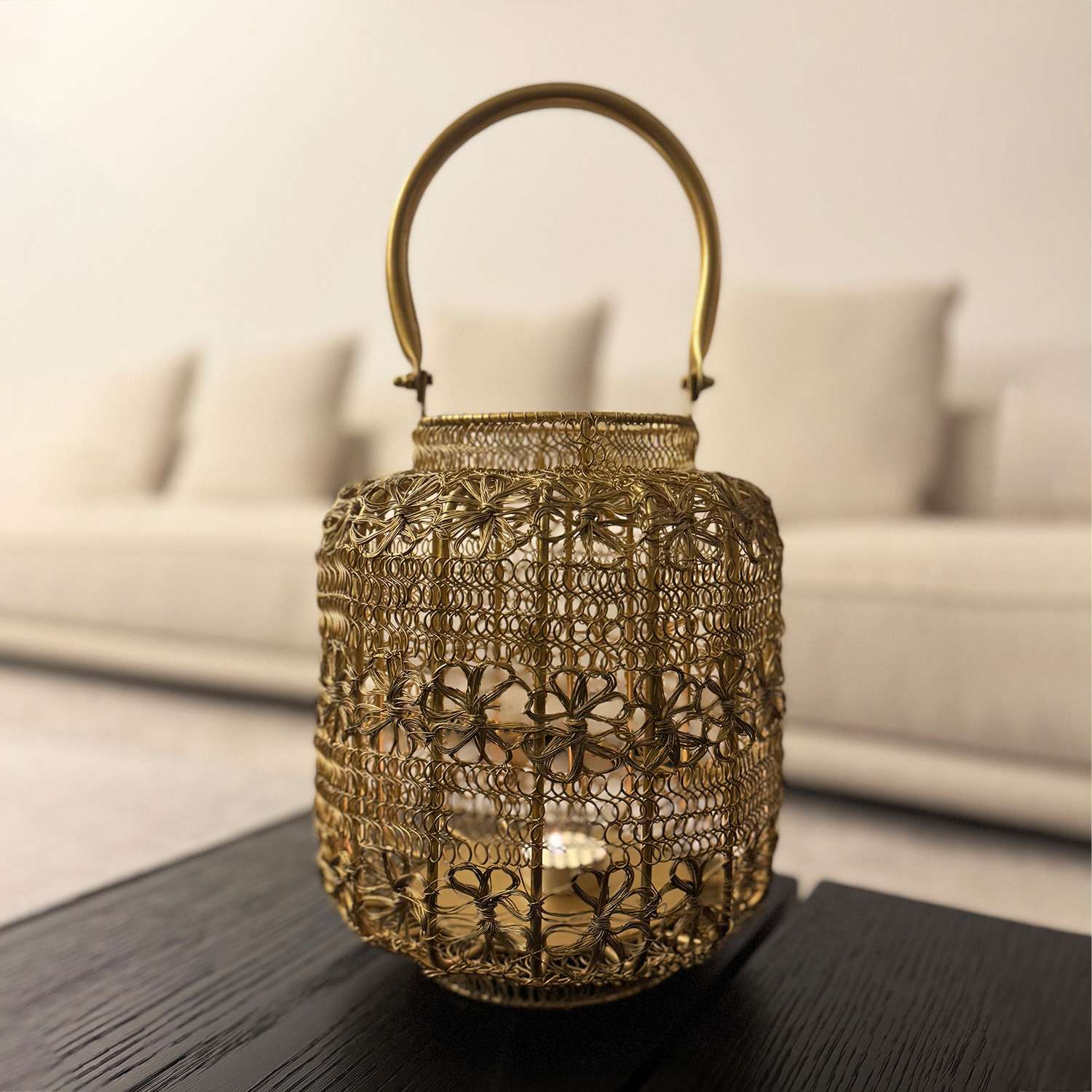 Mini Jali Lantern Metal