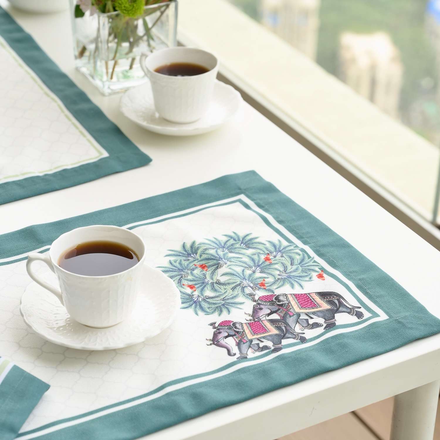 Printed Table Mats - Set of 4