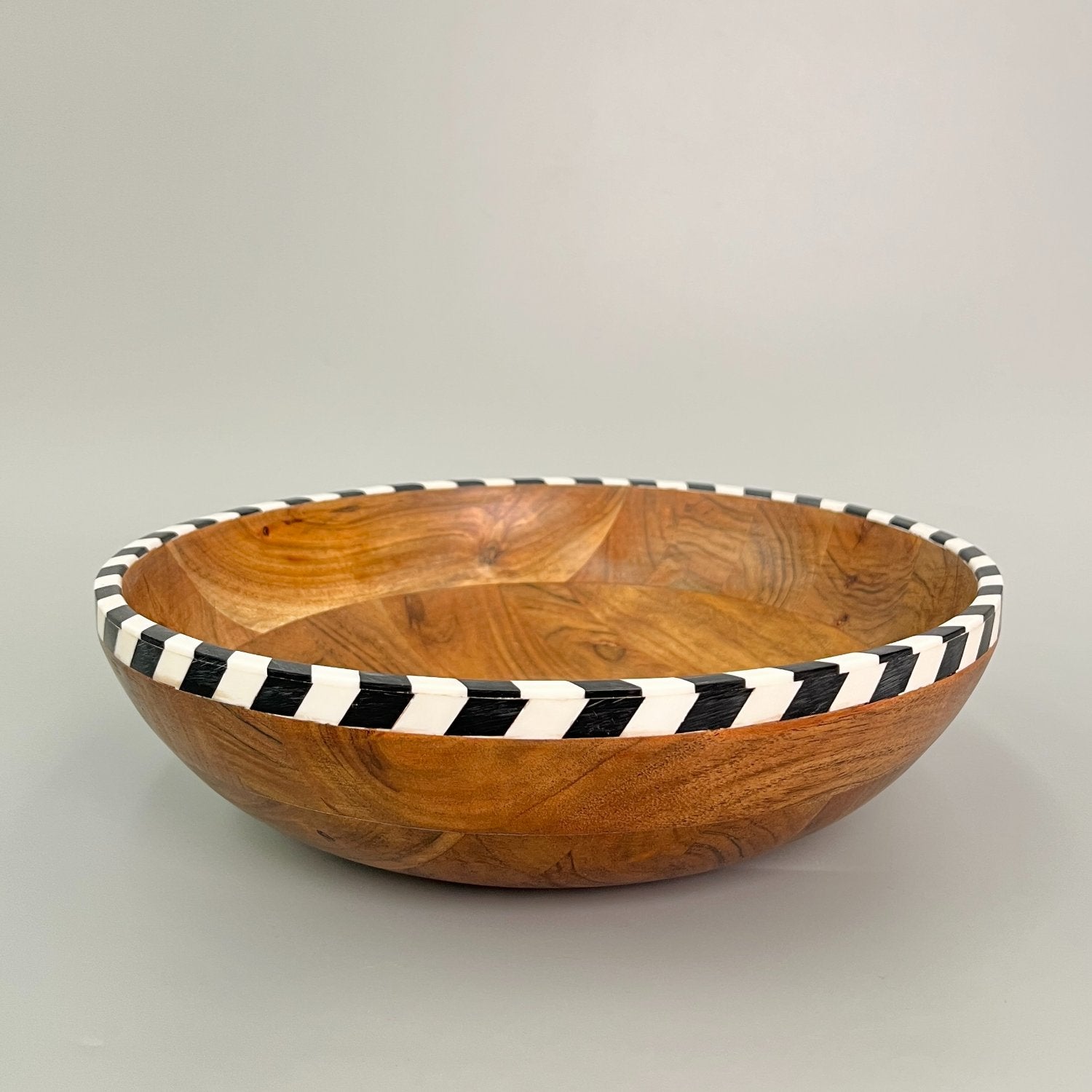 Wooden Bowl Large - Uma Black