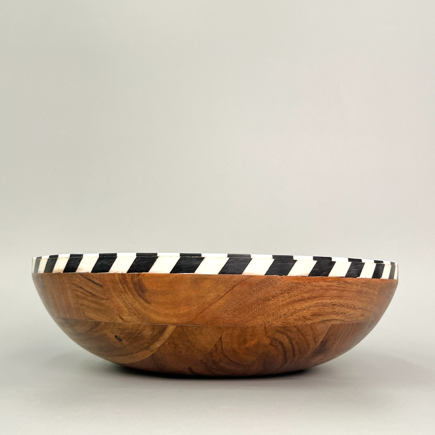 Wooden Bowl Large - Uma Black