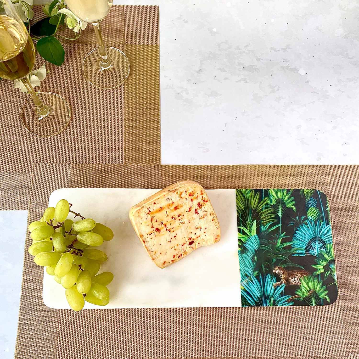 Marble Cheese Board- Amazonia Night