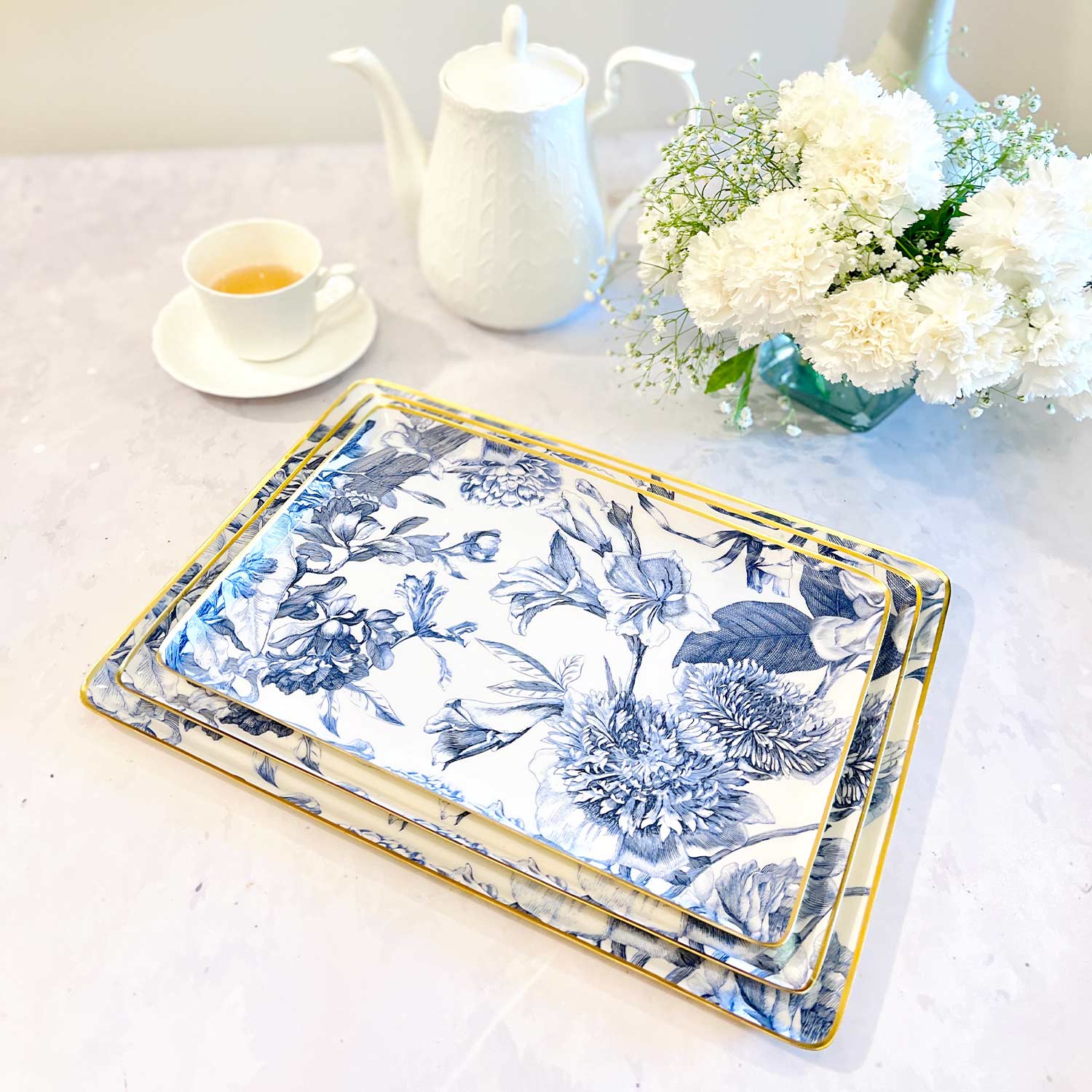 Serving Tray, Small Rectangle - Brittany Blanc