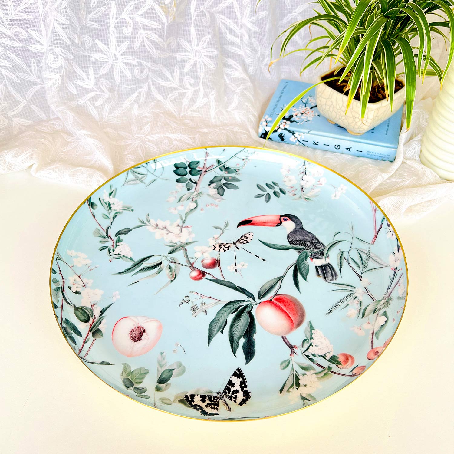 Round Serving Tray - Toco Breeze