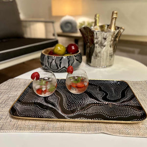 Serving Tray, Large Rectangle - Maasai Valley