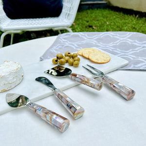 Cheese Knives, Set Of 4 - Mother Of Pearl