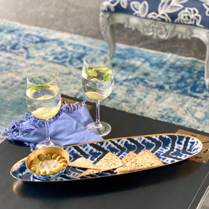 Oval Platter With Dip Bowl - Bali Falls