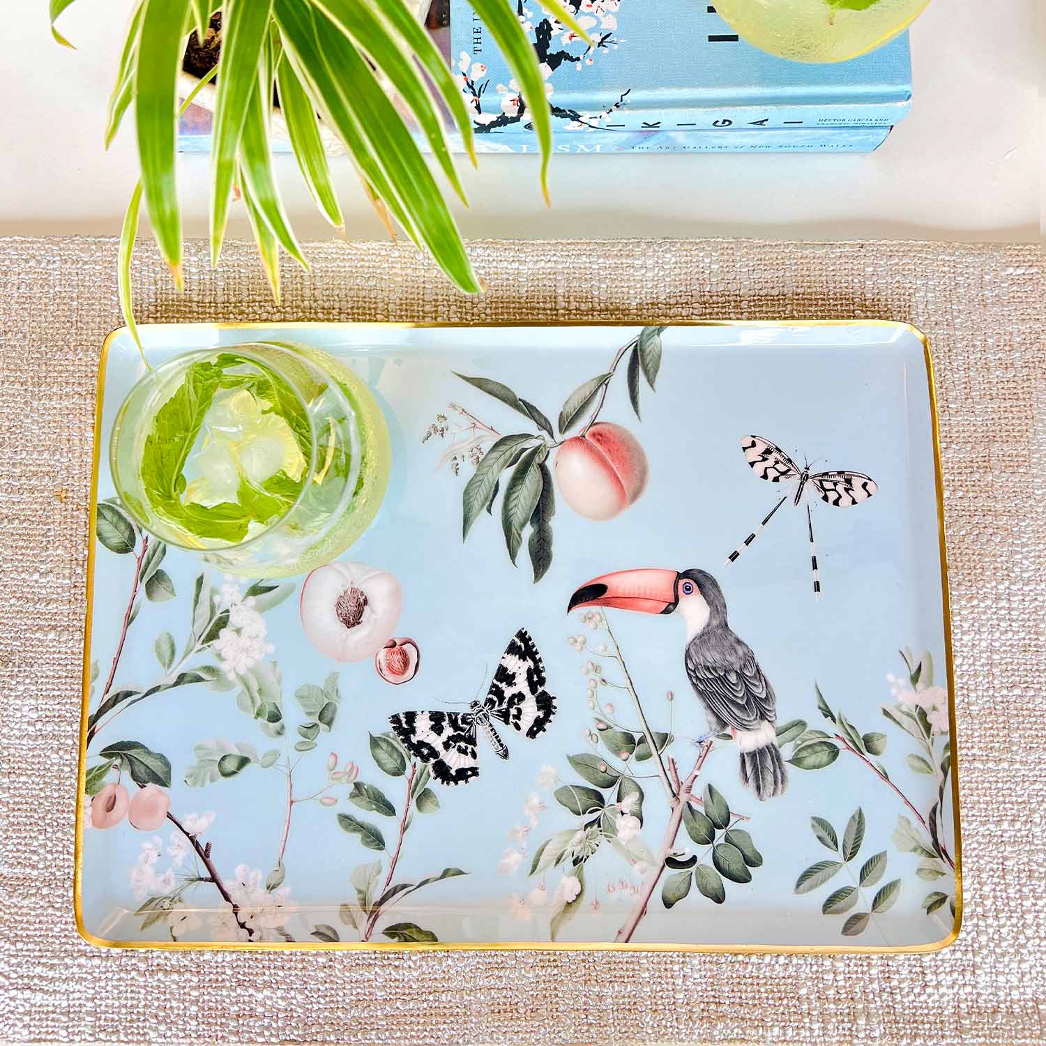 Serving Tray, Small Rectangle - Toco Breeze