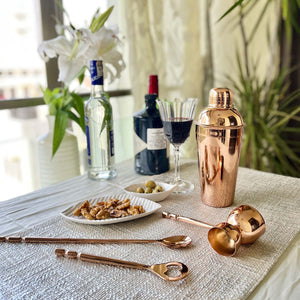Bar Set Of 4 - Burnished Copper