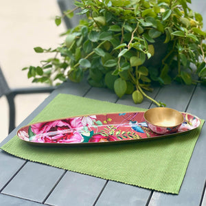 Oval Platter With Dip Bowl - Windsor Blooms