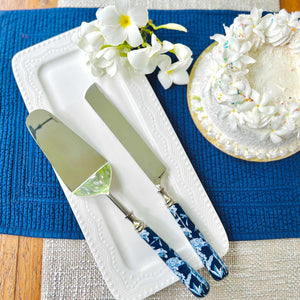 Cake Server & Knife Duo - Brittany Bleu