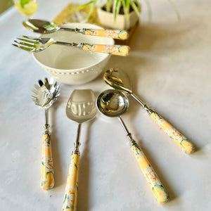 Serving Spoons, Set Of 6  - Lisbon Lemon