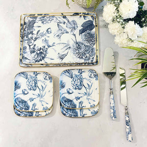 Serving Platters with Server and Knife Duo, Gift Set of 8 - Brittany Blanc