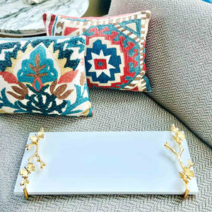 Serving Tray, Medium Rectangle - Assame Autumn