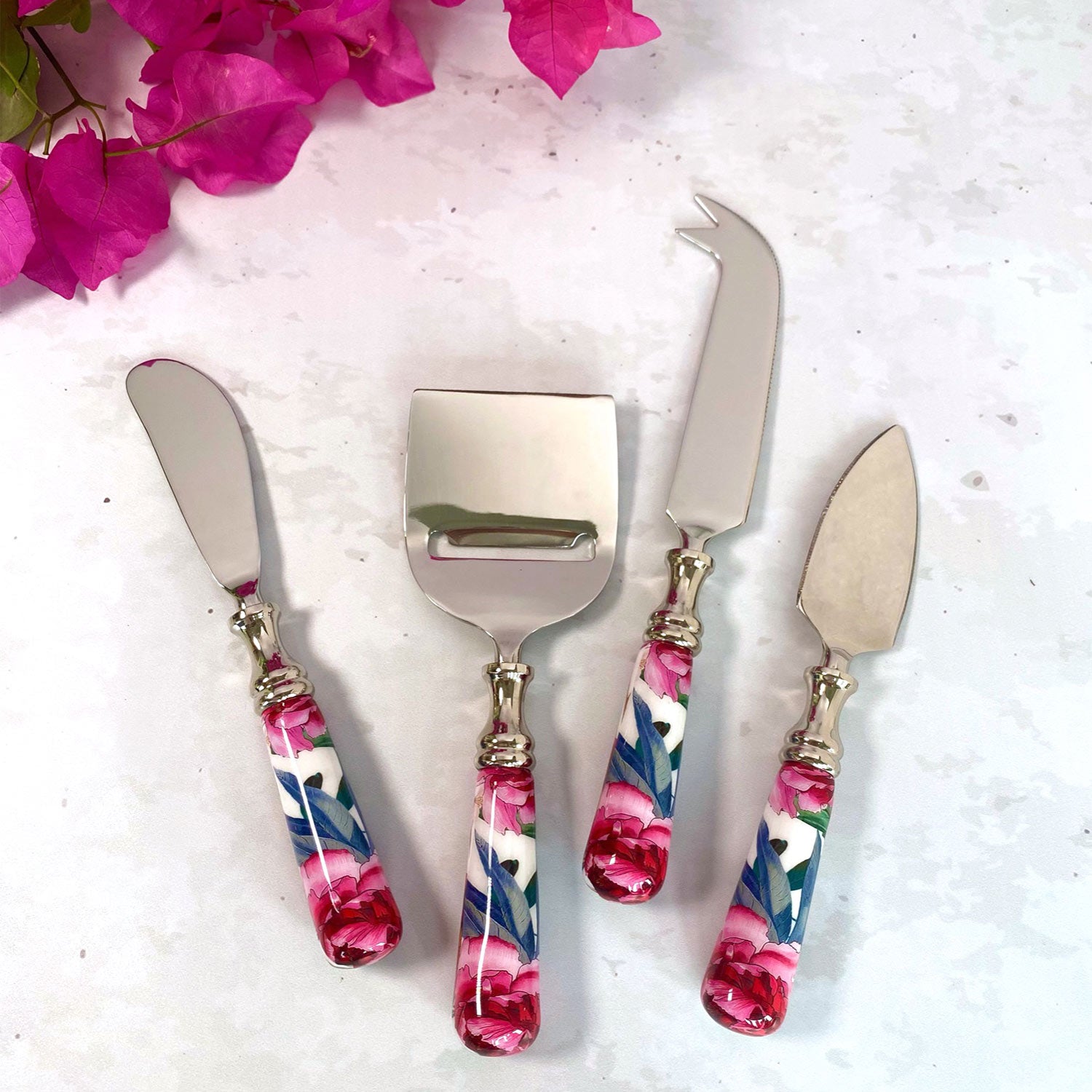 Serving Cutlery, Gift Set of 12 - Tudor Blooms