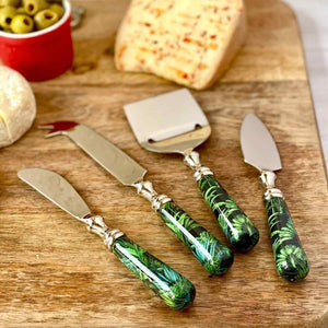 Cheese Knives, Set Of 4 - Amazonia Night