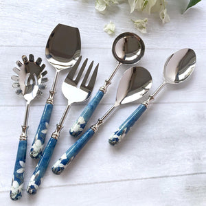 Serving Spoons, Set Of 6 - Ceylon Dusk
