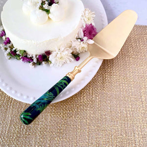 Single Cake Server - Amazonia Night